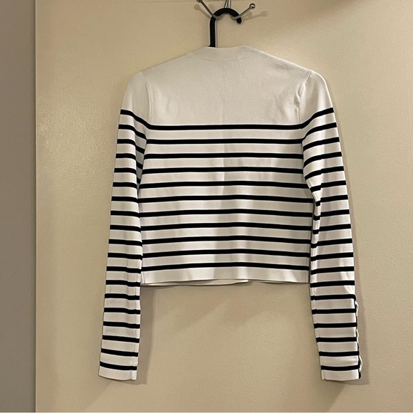 VERONICA BEARD NWOT Park Sweater in Navy and Ivory - Picture 7 of 10